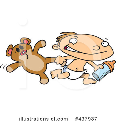 Toddler Clipart  437937   Illustration By Ron Leishman