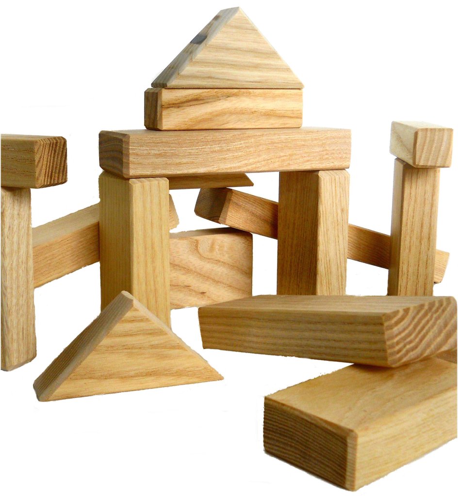 Wooden Blocks Clipart Natural Wood Building Blocks