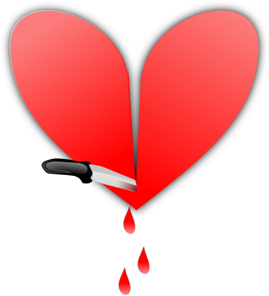 Broken Heart Clip Art At Clker Com   Vector Clip Art Online Royalty