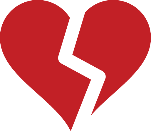 Broken Heart Symbol Clip Art