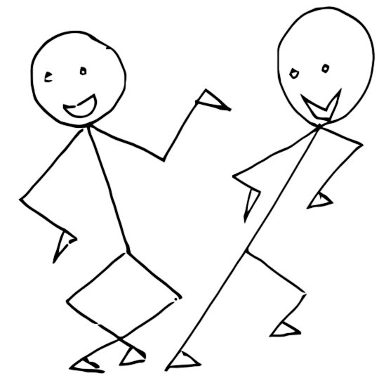 Dancing Stick People   Http   Www Wpclipart Com Cartoon People People