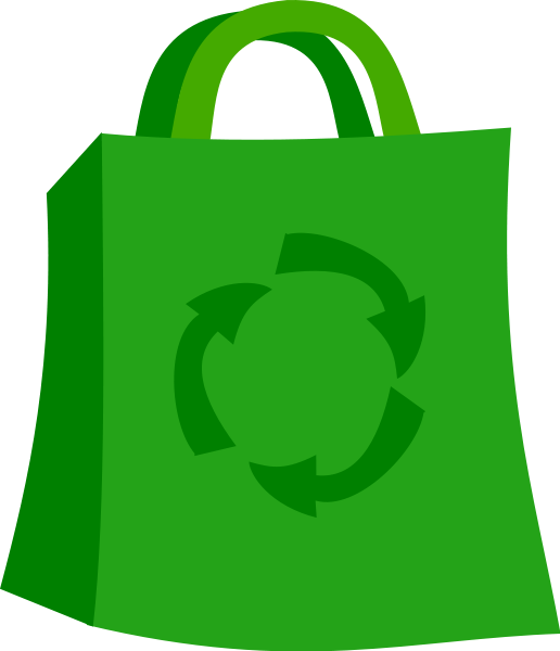 Green Shopping Bag Clipart