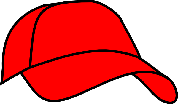 Red Baseball Cap Clip Art At Clker Com   Vector Clip Art Online