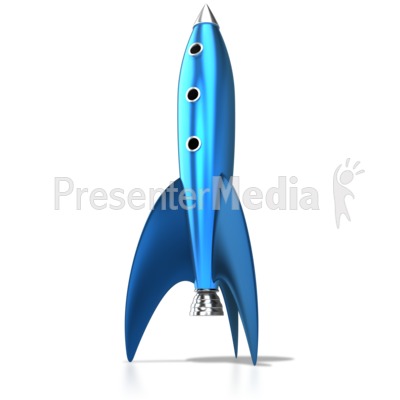 Retro Rocket   Science And Technology   Great Clipart For