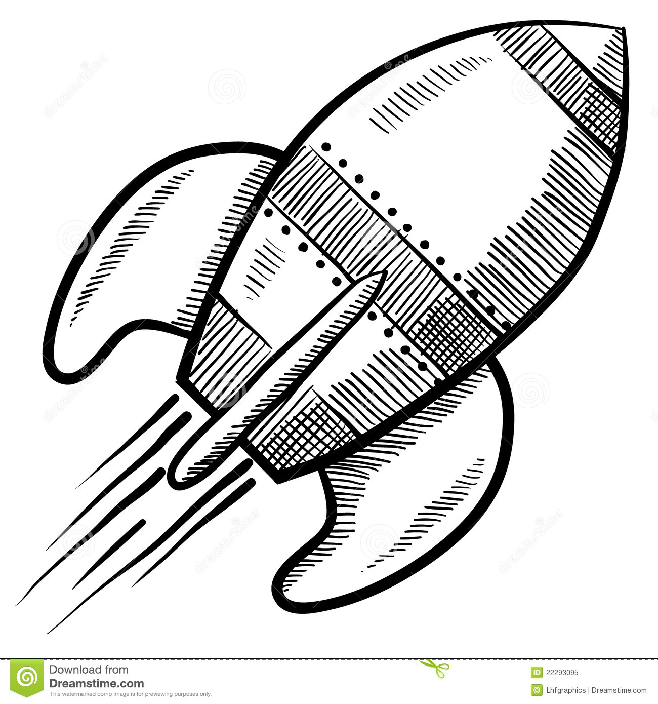 Rocket Clipart Illustration