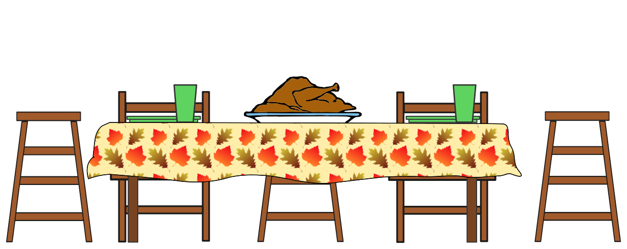 Turkey Dinner Table   Http   Www Wpclipart Com Holiday Thanksgiving