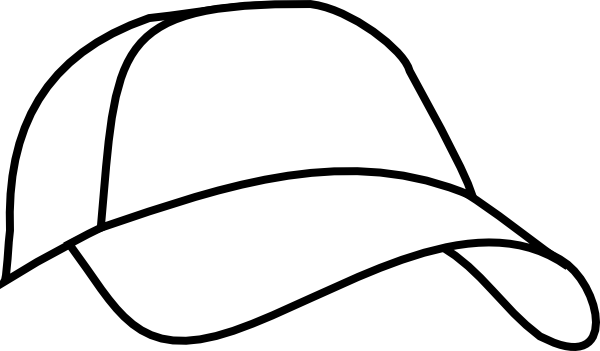 White Baseball Cap Clip Art At Clker Com   Vector Clip Art Online