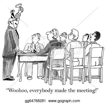Annual Business Meeting Clipart Clipart Illustrations