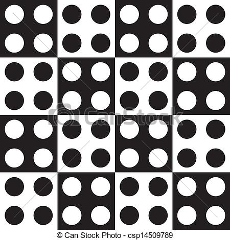 Black Dots And White Dots Domino Background Csp14509789   Search Clip