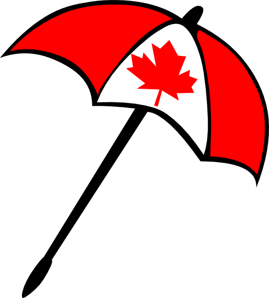 Canada Flag Umbrella Clip Art At Clker Com   Vector Clip Art Online