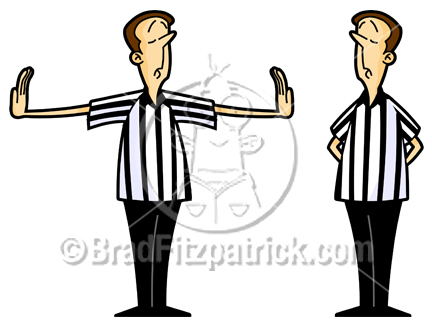 Cartoon Referee Cartoon Referee Clipart  Referee Clipart