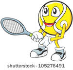 Cute Tennis Clip Art Vector Cute Tennis   1000 Graphics   Clipart Me