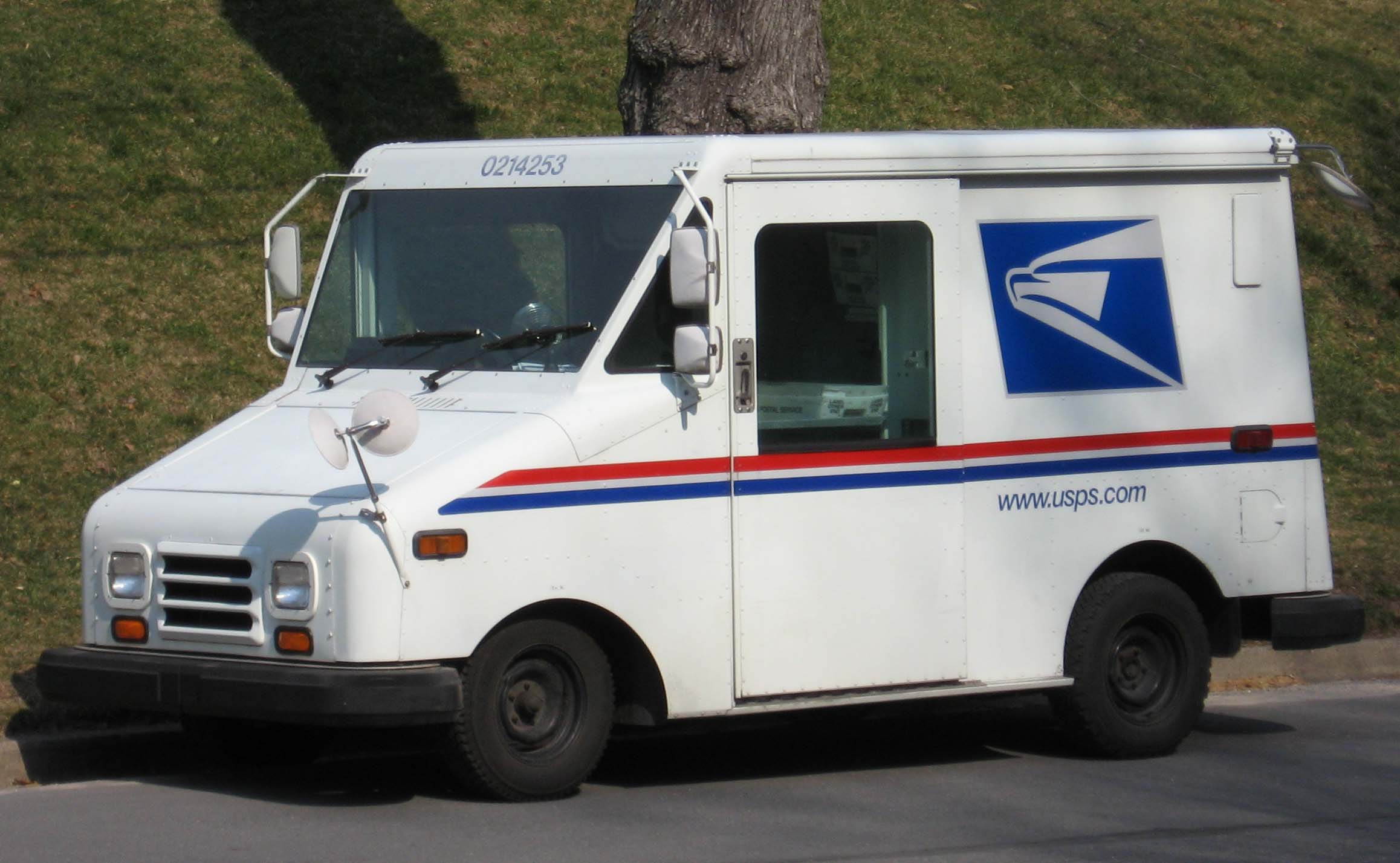 Description Usps Mail Truck Jpg