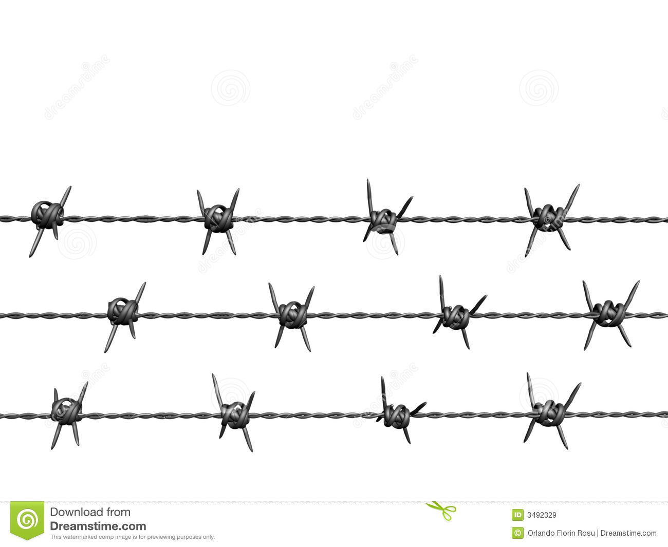 Displaying 18  Images For   Barbed Wire Fence Clipart