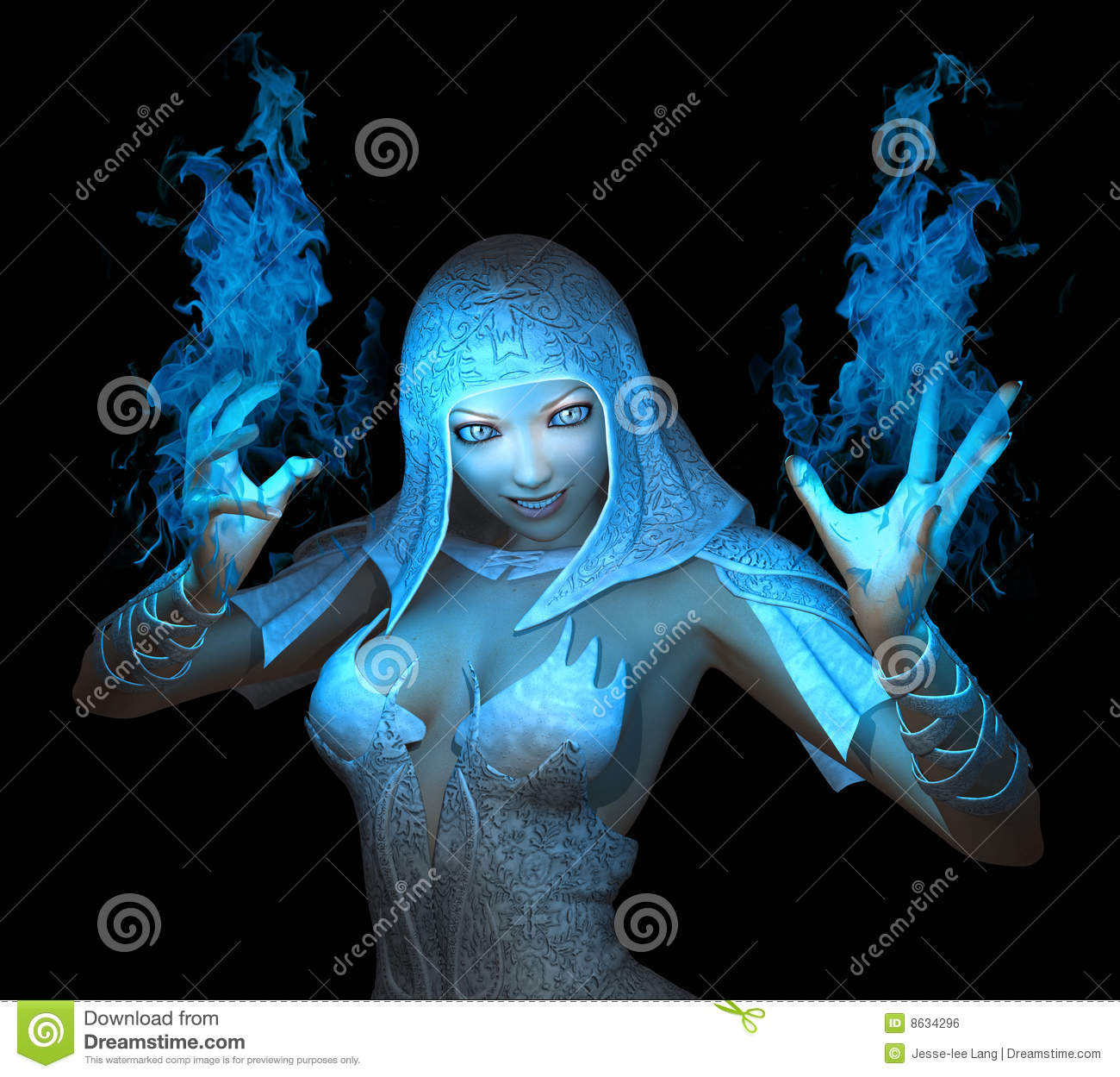 Female Wizard Royalty Free Stock Image   Image  8634296