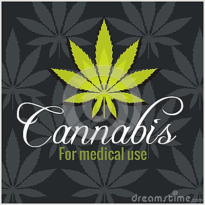 Marijuana Set   Cannabis  Vector Illustration For Product Labels And