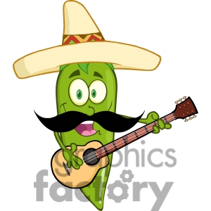 Mexican Guitar Clip Art