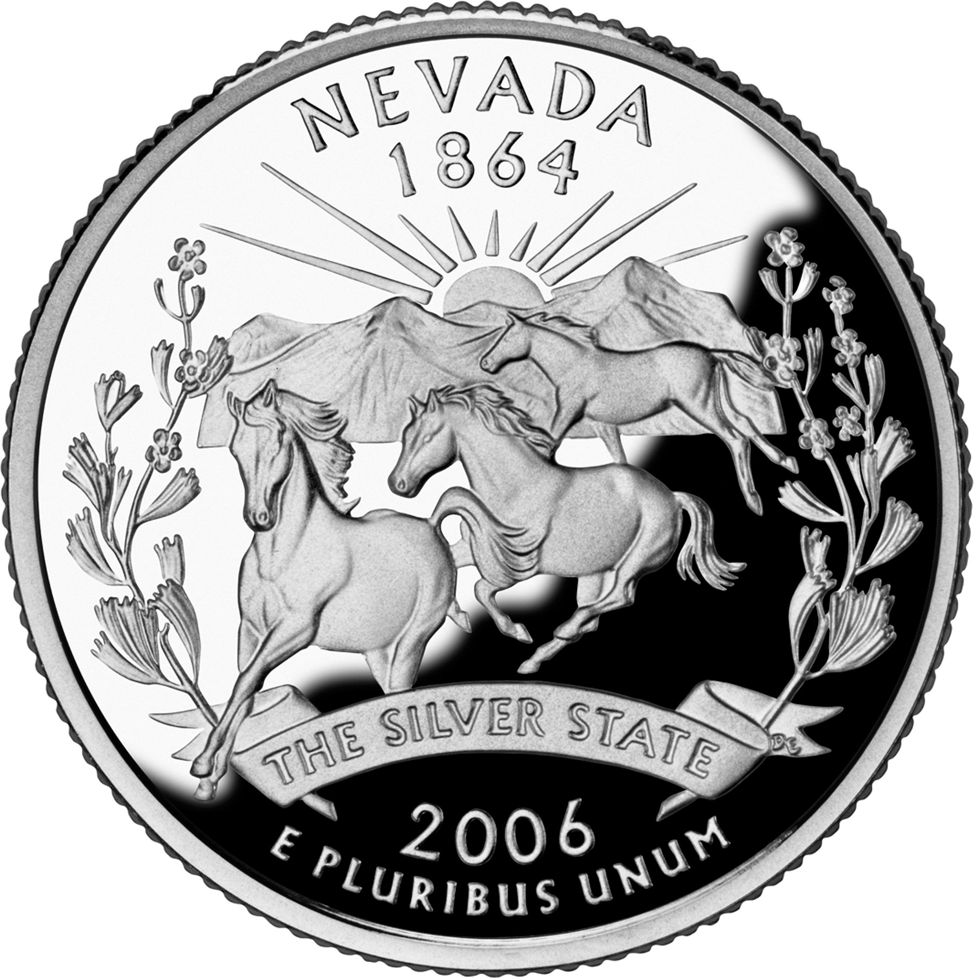 Nevada State Quarter   50 State Quarters   State Quarters