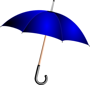 Open Blue Umbrella Clip Art At Clker Com   Vector Clip Art Online