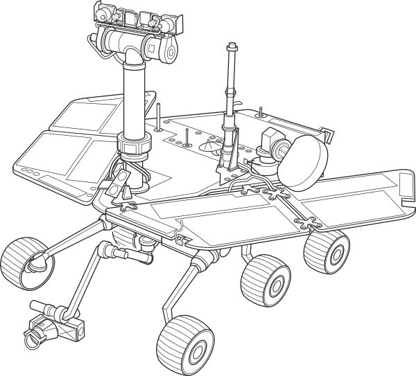 Rover Clip Art 116592 Mars Exploration Rover Clip Art Hight Png