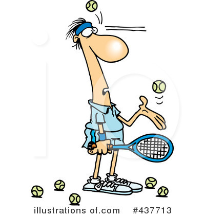 Royalty Free Tennis Player Stock Sports Clipart Illustrations