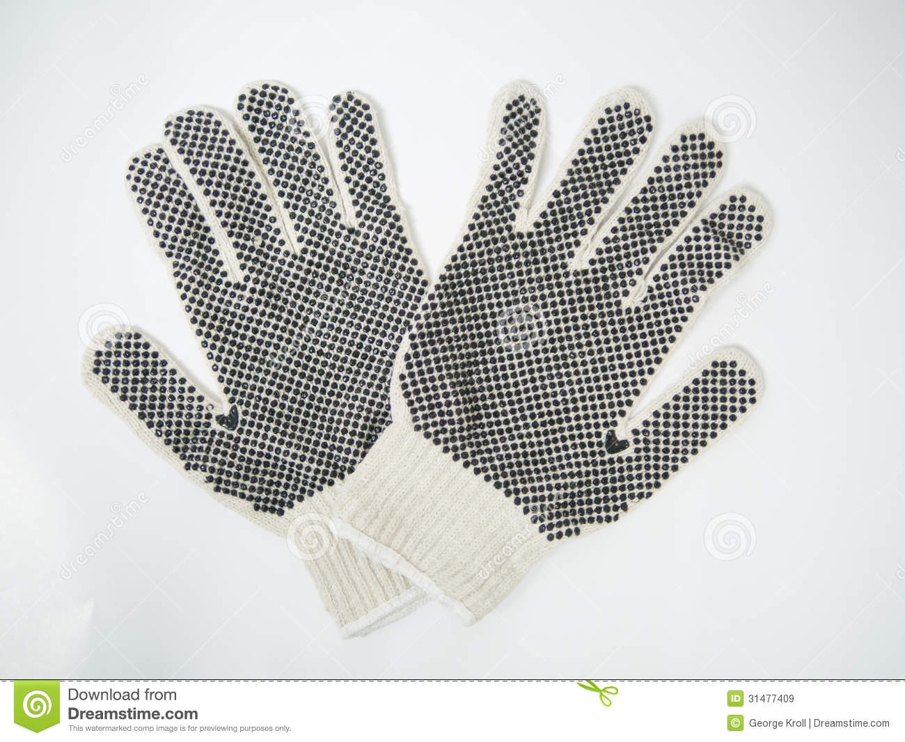 Rubber Stippled Work Gloves Royalty Free Stock Images   Image    