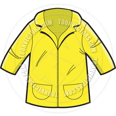 Yellow Rain Coat By Kenbenner   Toon Vectors Eps  6057