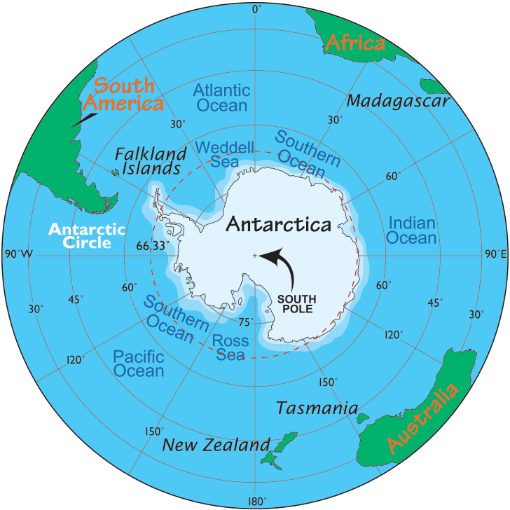 Antarctica Map   Map Of Antarctica   Facts About Antarctica And    
