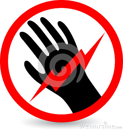     Art Of A Do Not Touch Sign With Background Mr No Pr No 2 1135 1