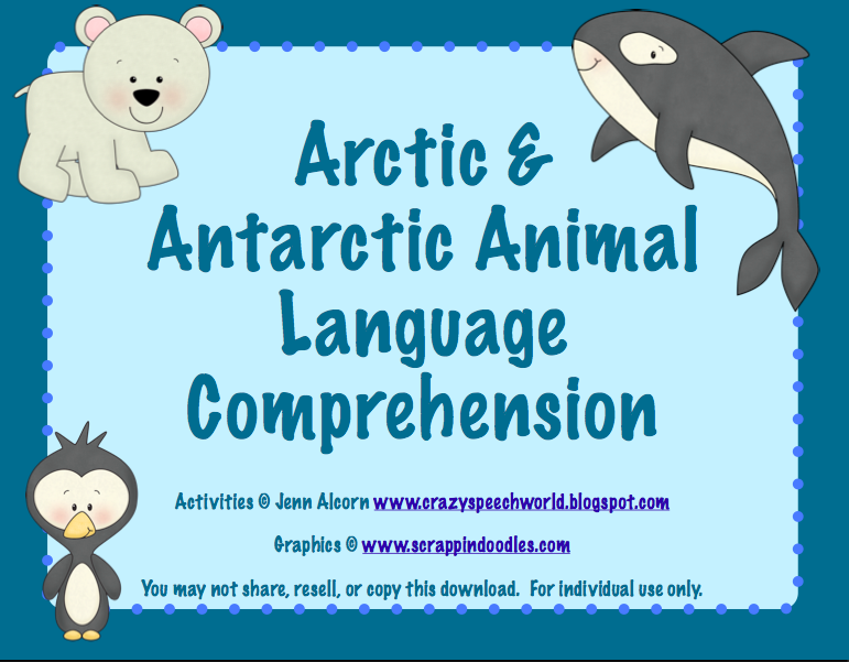 Crazy Speech World  Arctic   Antarctic Animal Language Packet