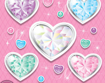 Digital Clipart Love C Lip Art Instant Download Valentines Bling