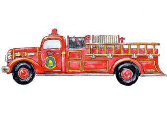 Fire Truck Vehicle   Etsy