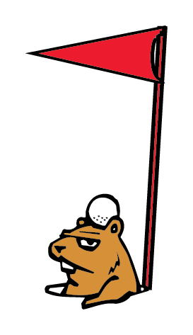 Funny Gopher Golf Clipart Vector Click To Download Golfer Clipart