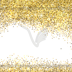 Gold Glitter Background   Vector Clipart
