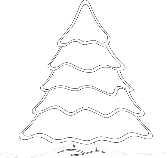 Nothing Found For Black And White Christmas Tree Clipart