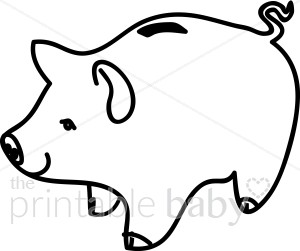 Piggy Bank Clipart   Baby Toy   Supplies Clipart