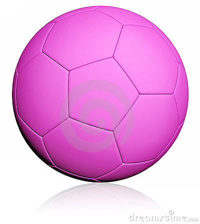 Pink Football Clip Art Pink Soccer Ball 18897858 Jpg
