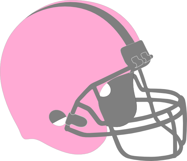 Pink Football Helmet Clip Art At Clker Com   Vector Clip Art Online