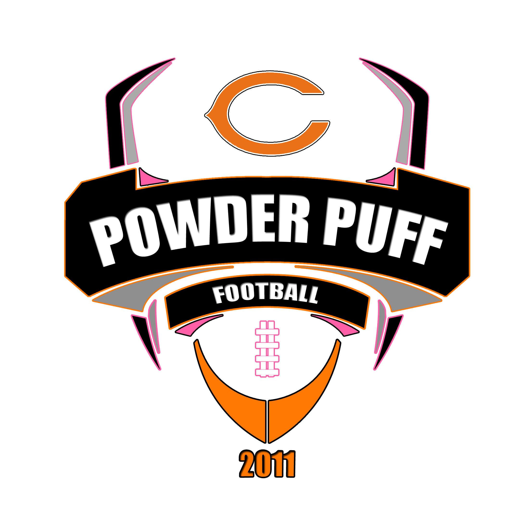 Powder Puff Football Clip Art