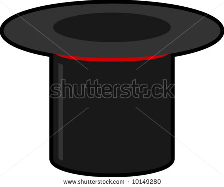 Upside Down Top Hat Stock Vector 10149280   Shutterstock