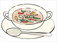 05 Minestrone Soup   Food Menu   Clip Art Images   Japanese Style