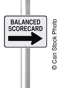 Balanced Scorecard   A Modified One Way Street Sign   