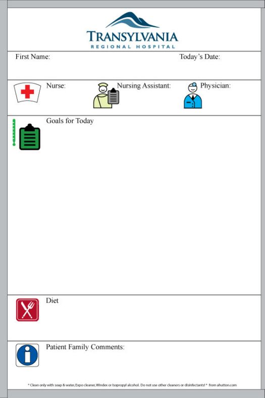 Click Here To Create Your Hospital Whiteboard Now