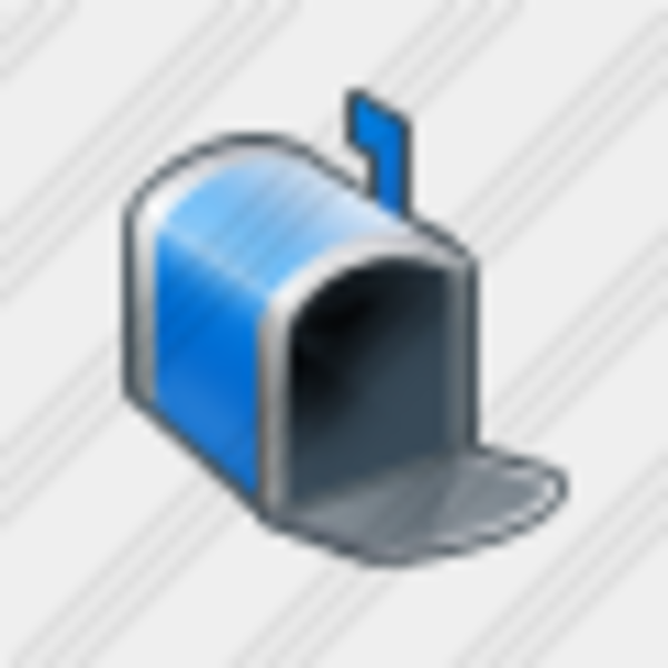 Empty Mailbox Clipart Icon Mailbox Empty 1 Image   Vector Clip Art