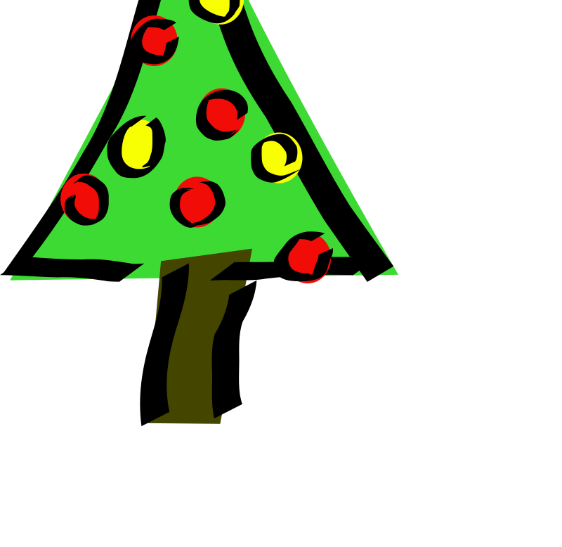 Free Clipart  Christmas Tree   Nature
