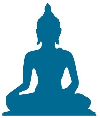 Indian Buddha Wall Decal   26w X 31h In    Modern   Decals   By