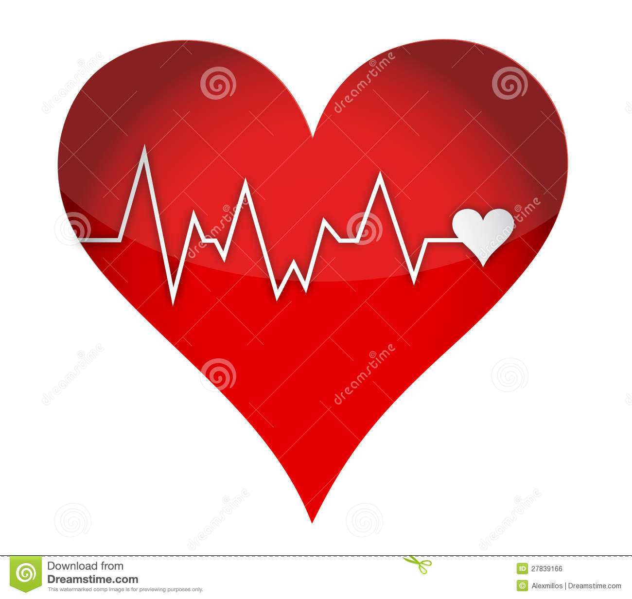 Lifeline Heart Royalty Free Stock Image   Image  27839166