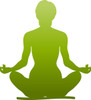 Meditation Clipart Image   Clip Art Silhouette Of A Woman Meditating