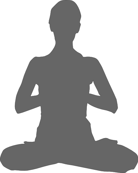 Meditation Silhouette Png Meditation Women Grey Clip Art
