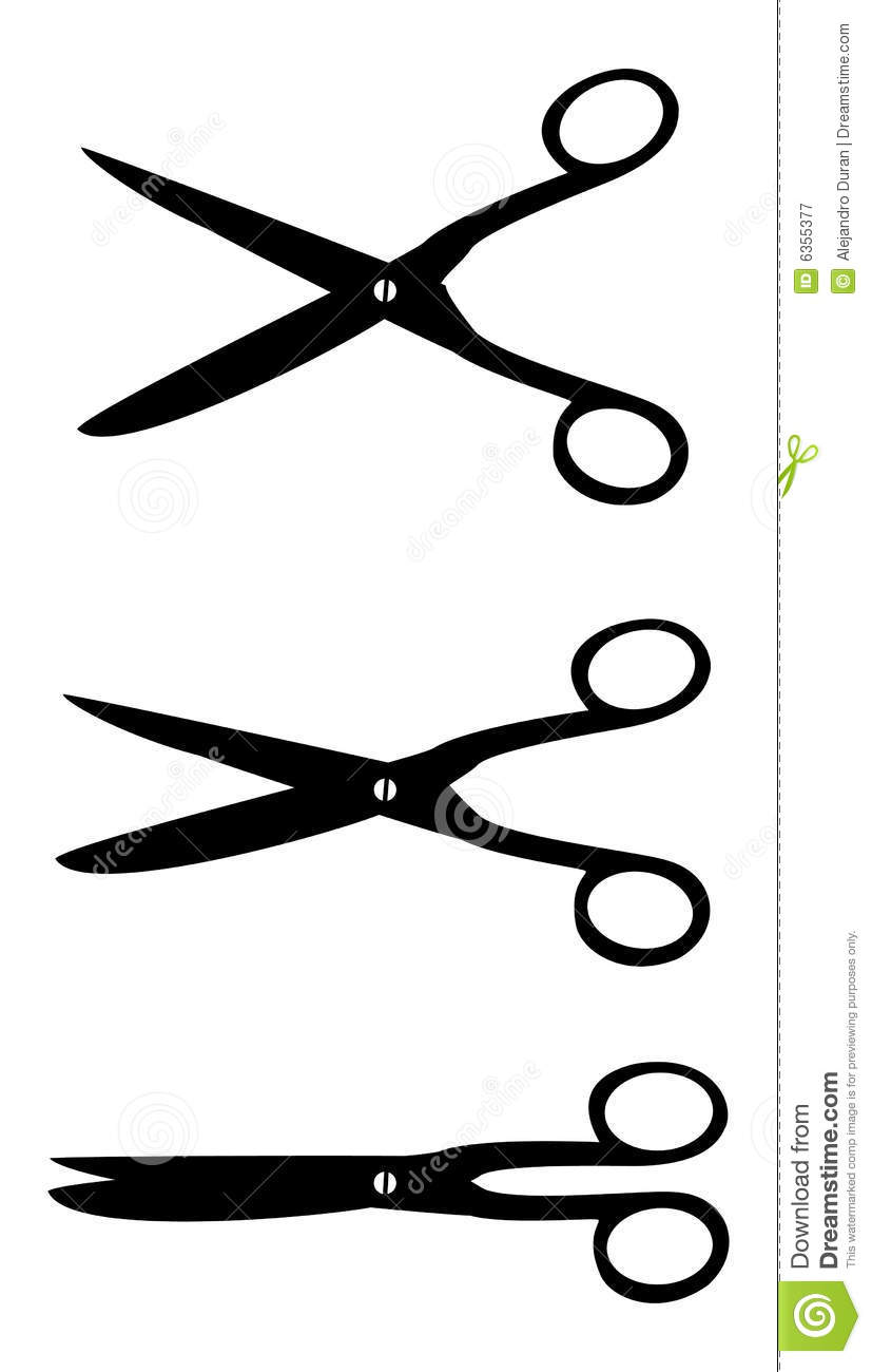 Open Hair Cutting Shears Clipart Scissors Open Close